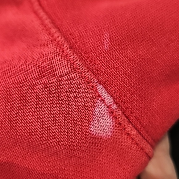 Air Jordan Red Hoodie with Black Logo Mens Small - Picture 4 of 4